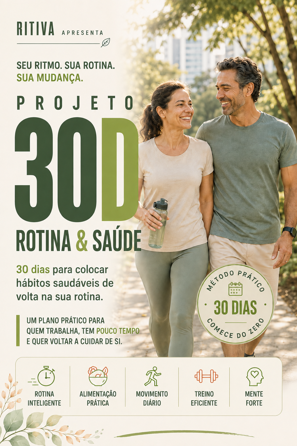 Capa do ebook Projeto 30D - Rotina e Saúde